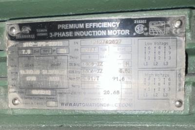 Universal Rai Blower Data