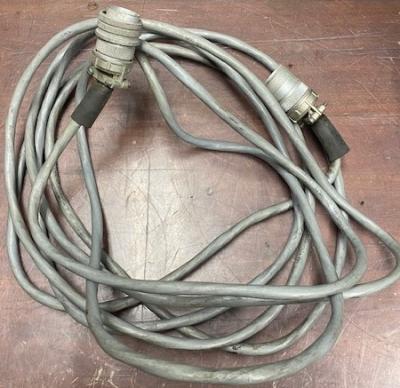 Unknown Brand E106583 20’ 9” Power Cable With Amphenol 17 Pin Male-Female Plugs