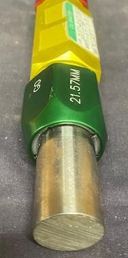 Vermont Gage 132109330 Class ZZ 21.57mmx21.67mm Go-NoGo Gauge