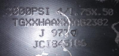 Vickers TGXXHAAXXXAG2382 Hydraulic Cylinder Detail