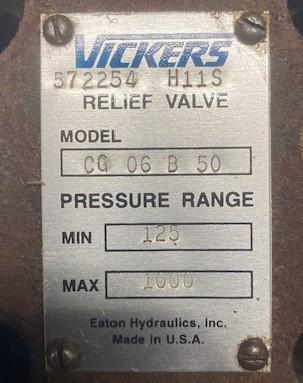 Vickers CG-06-B-50 Relief Valve