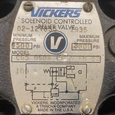 Vickers CG5 060A FM FW B5 100 Hydraulic Valve