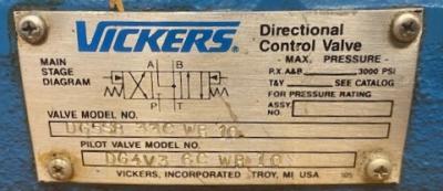 Vickers DG5S8 33C WB 10 Directional Control Valve