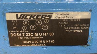 Vickers DG5V-7-33C-M-U-H7-30 Hydraulic Directional Control Valve