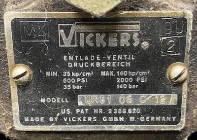 Vickers URG1-06-C-12 Hydraulic Discharge Valve