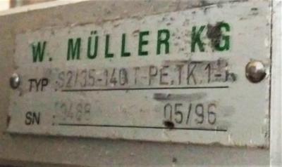 W. Muller 2x140mm Processing head