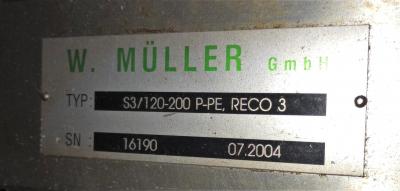 W. Muller 3x200mm EBM Processing Head 