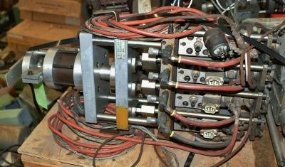 W. Muller S425-85T-PVC, 1-CH Blow Mold Machine Head