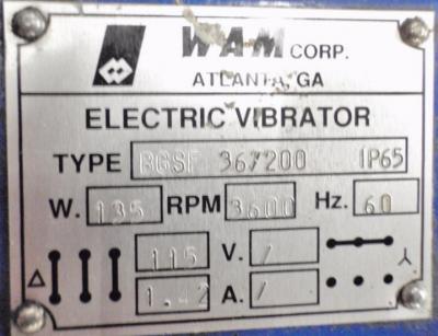 Wam Inc. BGSF 367200 IP65 Electric Vibrator