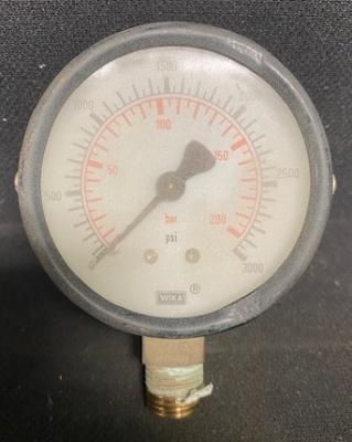 Wika Unknown Model 0-3000 PSI Pressure Gauge