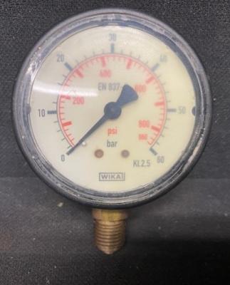 Wika Unknown Model 0-860 PSI Pressure Gauge