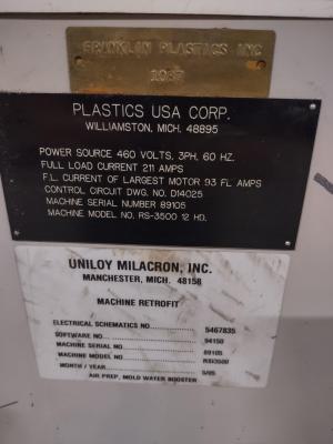 Plastics US Corp. 12 Head Data plate