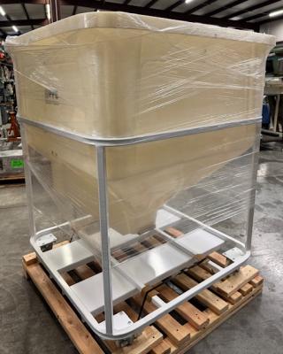 1400 lb material bin back