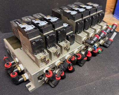 manifold with solenoid valves