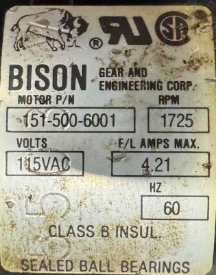 Bison motor info