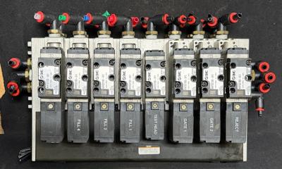 solenoid valves on manifold