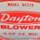 Dayton Blower Data Plate View Dayton 4C119 1.5 HP Blower