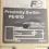 Fiju Electric Proximity Switch Data