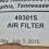 Air Filter Element Box Tag View Sullair 49301S Air Filter Element